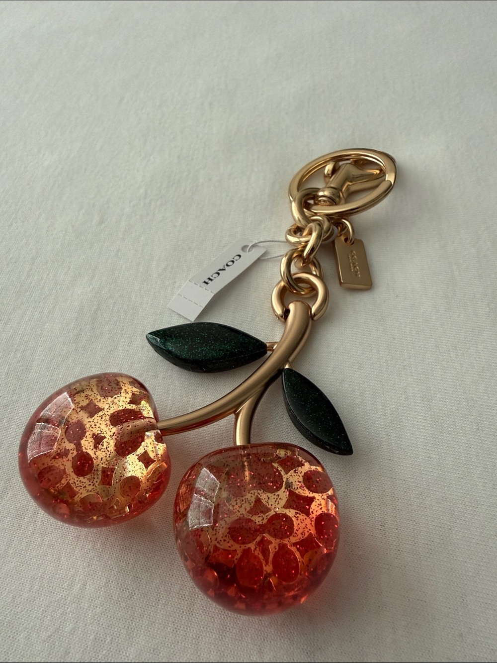 Coach Keychain Cherry Charm - Picture 4 of 12